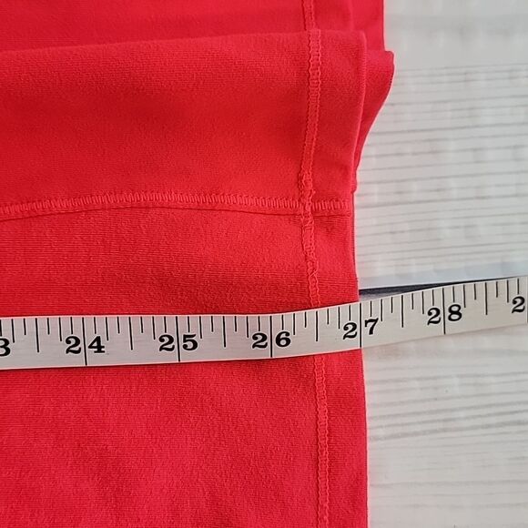 Jessica Simpson partial mesh pullover top - Orange red Women's Size 1X - Picture 11 of 11